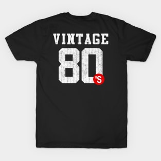 1980s vintage back print on tshirt T-Shirt